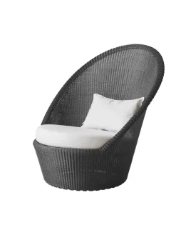 Cane-line Havestole|Udendørs Loungemøbler<Kingston Solstol med hjul fra