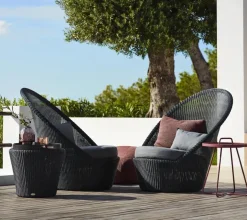 Cane-line Havestole|Udendørs Loungemøbler<Kingston Solstol med hjul fra