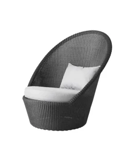 Cane-line Havestole|Udendørs Loungemøbler<Kingston Solstol med hjul fra