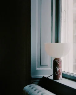 New Works Spots<Kizu Bordlampe Small, White Marble fra