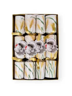 Caspari Juleborddækning<Knallerter, kalkun, 8 stk. fra