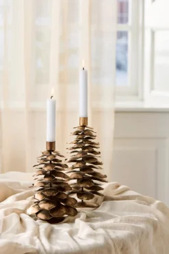 Ib Laursen Kalenderlys & Julelysestager|Adventsstager<Kogle Lysestage til 2,2 cm lys fra