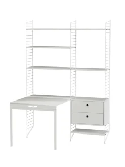 String Furniture Reolsystemer<Kontor, bundle E fra String