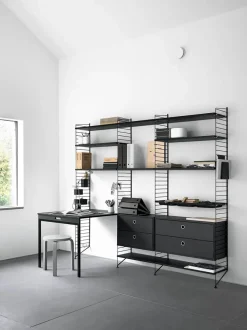 String Furniture Reolsystemer<Kontor, bundle E fra String