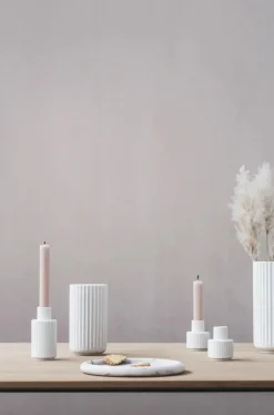 Lyngby Porcelæn Lysestager<Kronelysestage fra