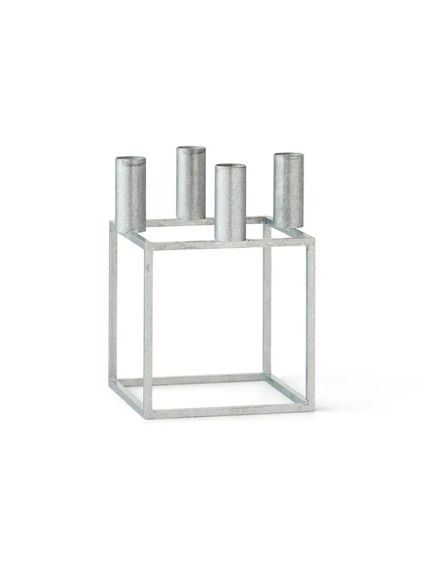 Audo Copenhagen Adventsstager|Lysestager<Kubus 4 Lysestage, hvid fra