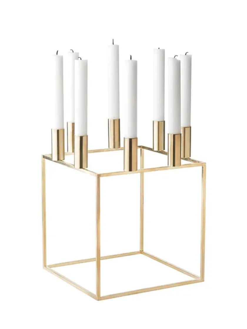 Audo Copenhagen Lysestager<Kubus 8 Lysestage, hvid fra