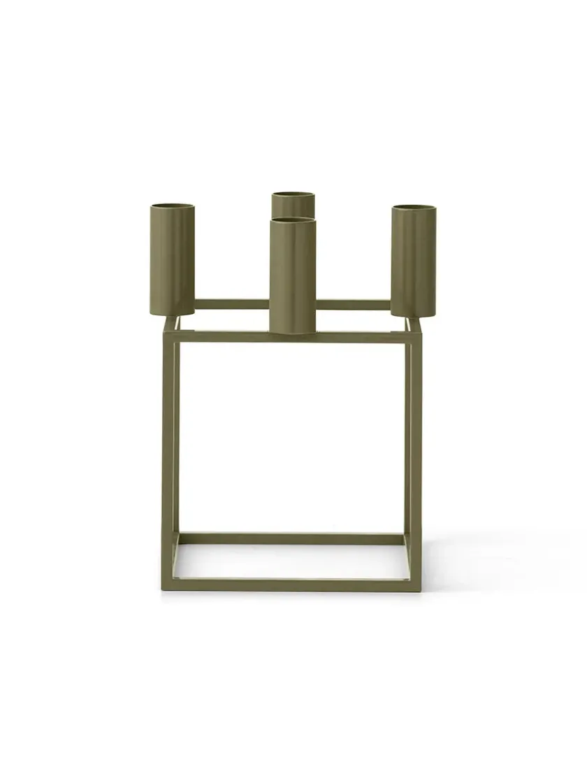 Audo Copenhagen Adventsstager|Lysestager<Kubus 4 Lysestage, sort fra