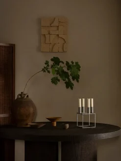 Audo Copenhagen Adventsstager|Lysestager<Kubus 4 Lysestage, sort fra