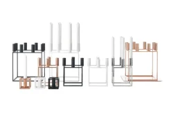 Audo Copenhagen Lysestager<Kubus 1 Lysestage, sort fra