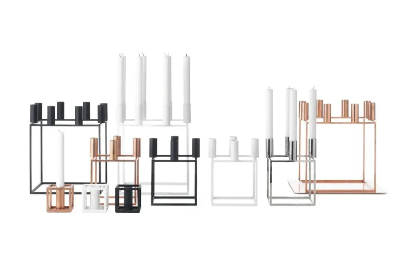 Audo Copenhagen Lysestager<Kubus 1 Lysestage, sort fra