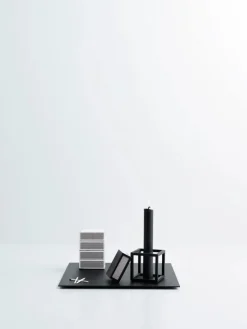 Audo Copenhagen Lysestager<Kubus 1 Lysestage, sort fra