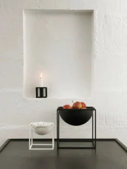 Audo Copenhagen Lysestager<Kubus 1 Lysestage, sort fra