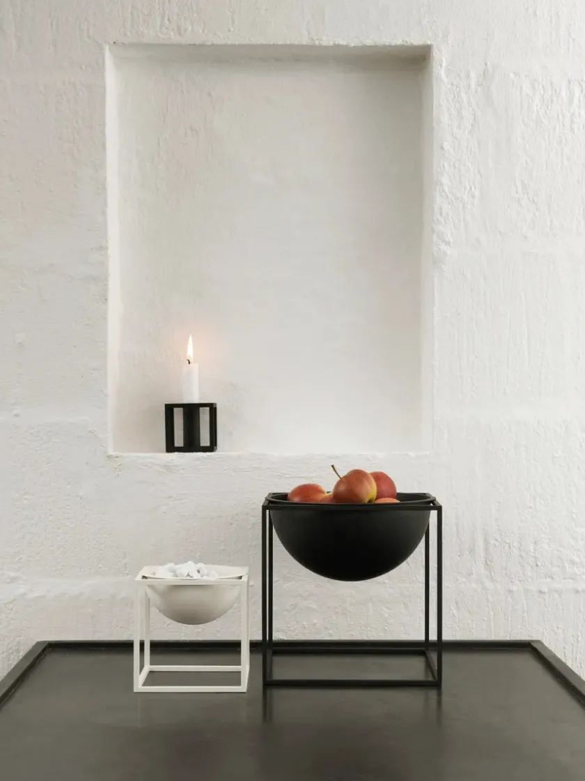 Audo Copenhagen Lysestager<Kubus 1 Lysestage, sort fra