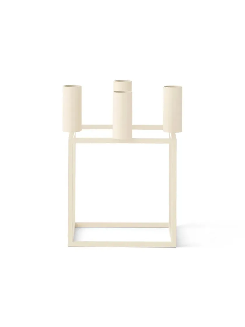 Audo Copenhagen Adventsstager|Lysestager<Kubus 4 Lysestage, zink fra