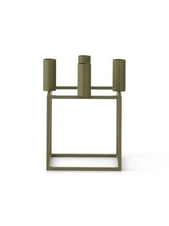 Audo Copenhagen Adventsstager|Lysestager<Kubus 4 Lysestage, zink fra