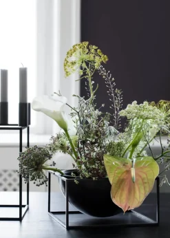 Audo Copenhagen Service<Kubus Bowl Centerpiece Large, guldbelagt fra