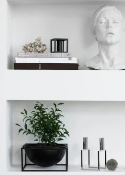 Audo Copenhagen Service<Kubus Bowl Centerpiece Large, sort fra