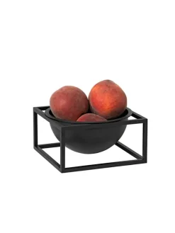 Audo Copenhagen Service<Kubus Bowl Centerpiece Small, sort fra