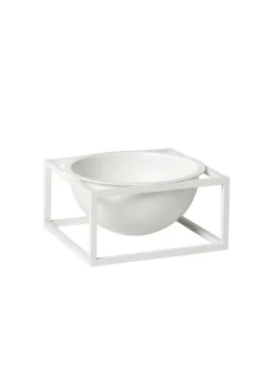 Audo Copenhagen Service<Kubus Bowl Centerpiece Small, sort fra