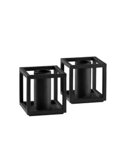 Audo Copenhagen Lysestager<Kubus Micro lysestager, guldbelagt fra