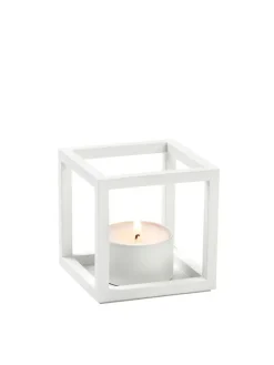 Audo Copenhagen Lysestager<Kubus T Lysestage, hvid fra