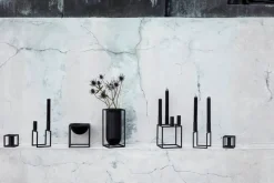 Audo Copenhagen Vaser<Kubus Vase Lolo, sort fra