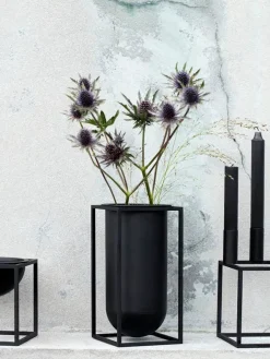 Audo Copenhagen Vaser<Kubus Vase Lolo, sort fra