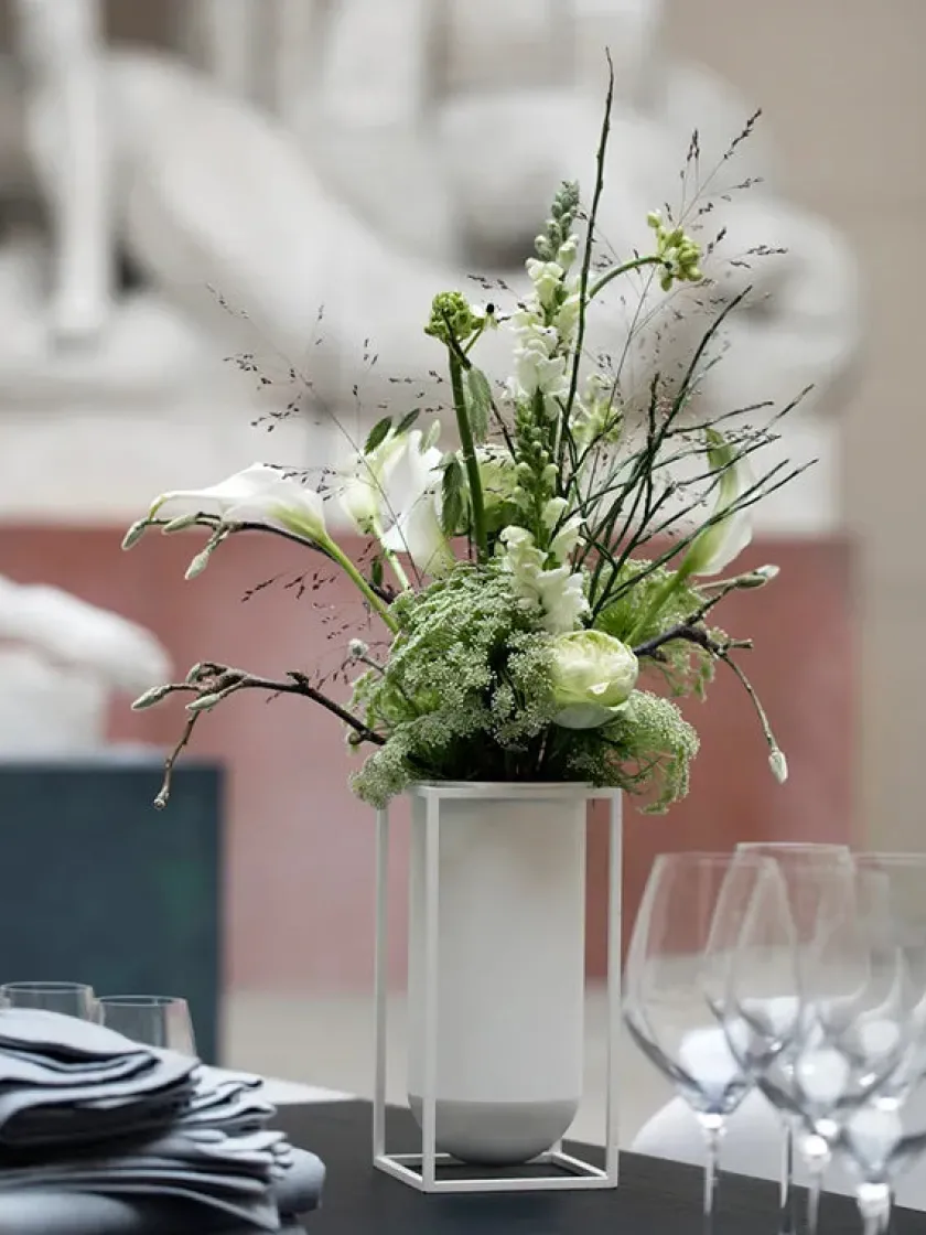 Audo Copenhagen Vaser<Kubus Vase Lolo, sort fra