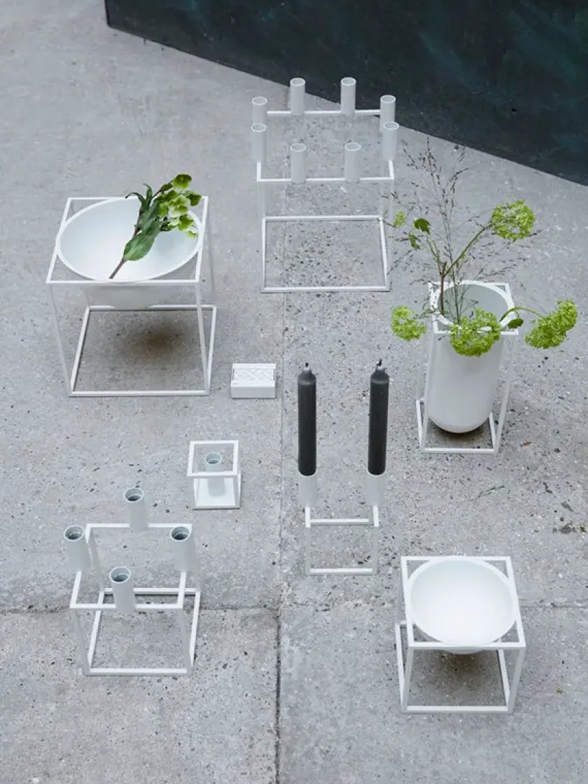 Audo Copenhagen Vaser<Kubus Vase Lolo, sort fra