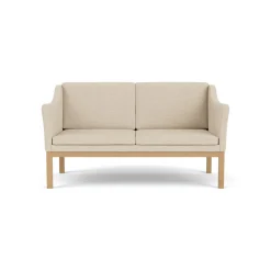 FDB Møbler Sofaer<L45 MK154 2 pers. sofa, beige tekstil af Mogens Koch
