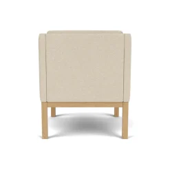 FDB Møbler Lænestole<L46 MK155 lænestol, beige tekstil af Mogens Koch