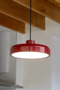 Nine Pendler|Spots<Lacquer pendant medium, red fra