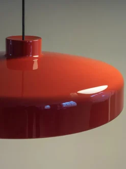 Nine Pendler|Spots<Lacquer pendant medium, red fra