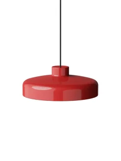 Nine Pendler|Spots<Lacquer pendant medium, red fra