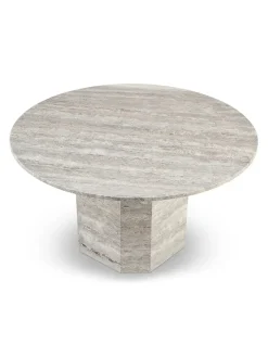 Wabi Sabi Nordic Spiseborde<Lago Spisebord, travertin silver fra