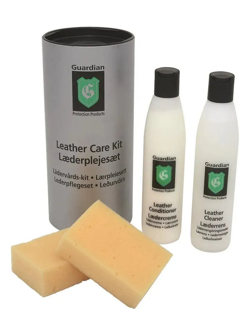 Guardian Plejemidler|Tilbehør Til Borde<Læderplejesæt - anilin, semianilin, dækfarvet fra