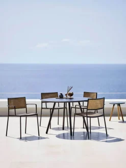 Cane-line Havestole<Less Armstol fra