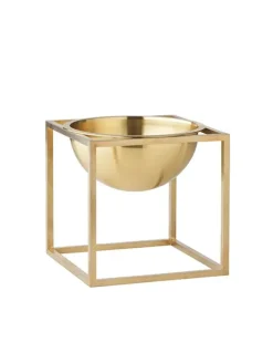 Audo Copenhagen Service<Lille Kubus Skål, guldbelagt fra