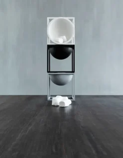 Audo Copenhagen Service<Lille Kubus Skål, guldbelagt fra