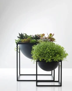 Audo Copenhagen Service<Lille Kubus Skål, sort fra