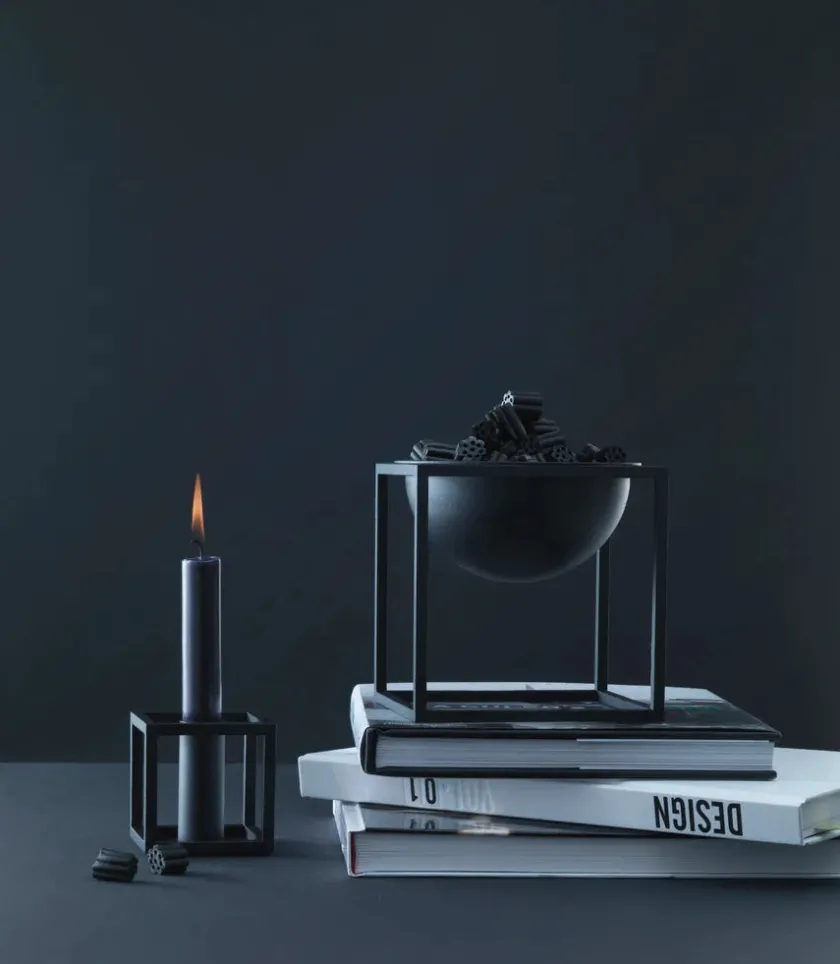 Audo Copenhagen Service<Lille Kubus Skål, sort fra