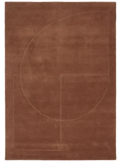 Linie Design Gulvtæpper<Lineal Poem Tæppe, Beige fra