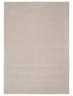 Linie Design Gulvtæpper<Lineal Poem Tæppe, Grey fra