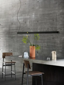 Muuto Pendler|Spots<Linear Pendant Lamp 169,2 cm, grey fra