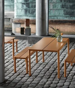 Muuto Havebænke<Linear Steel Bench, 170 cm fra