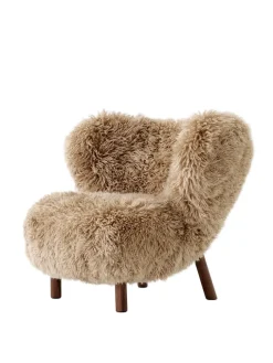 &Tradition Lænestole<Little Petra VB1, sheepskin honey 50 mm fra