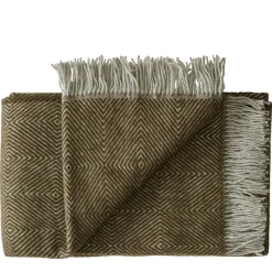 Silkeborg Uldspinderi Puder Og Plaider<Livø Plaid, rosewood fra