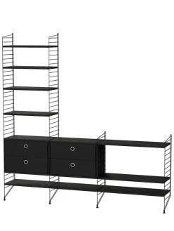 String Furniture Reolsystemer<Living Room J fra String