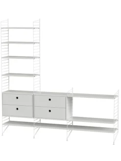 String Furniture Reolsystemer<Living Room J fra String